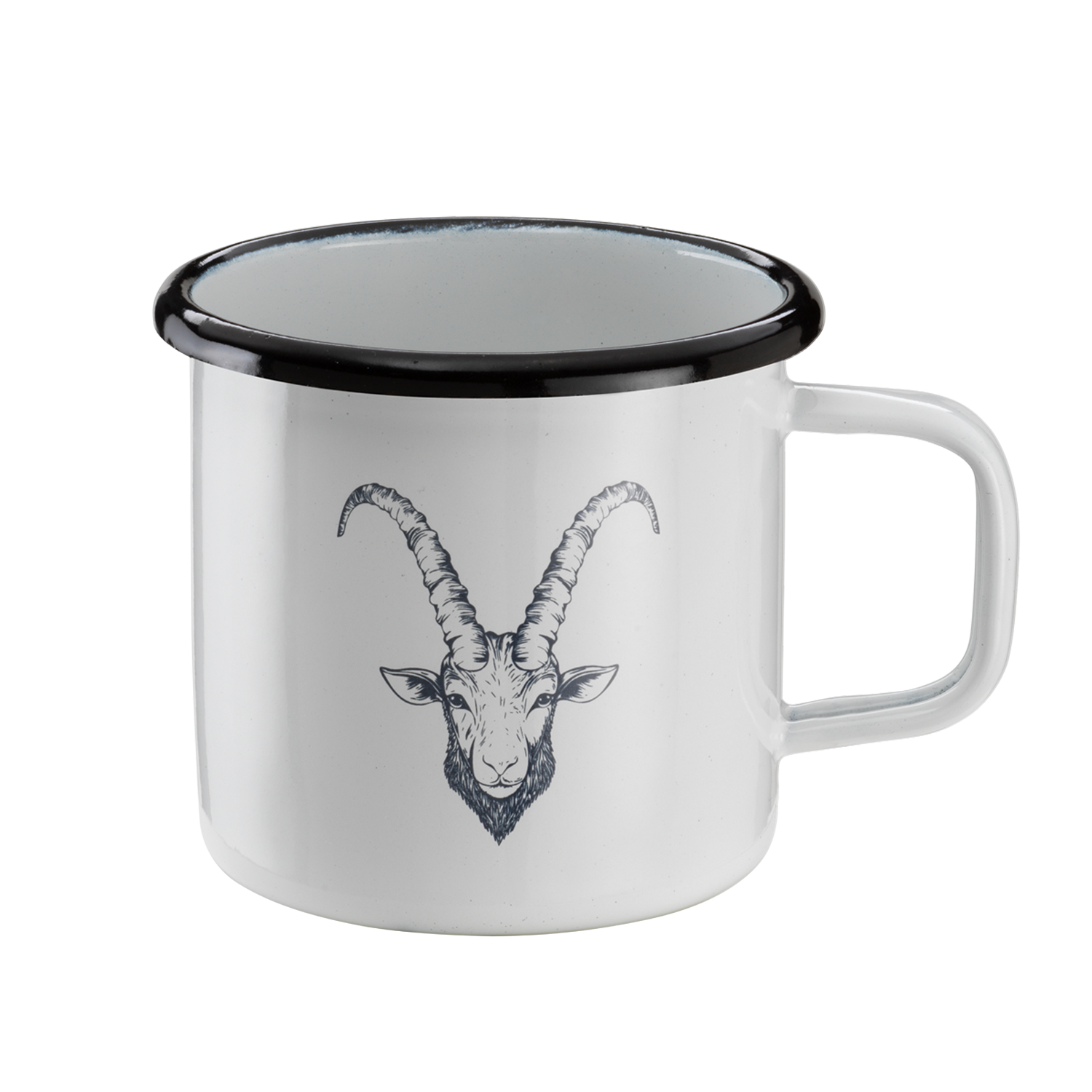 Emaille-Becher "Steinbock"