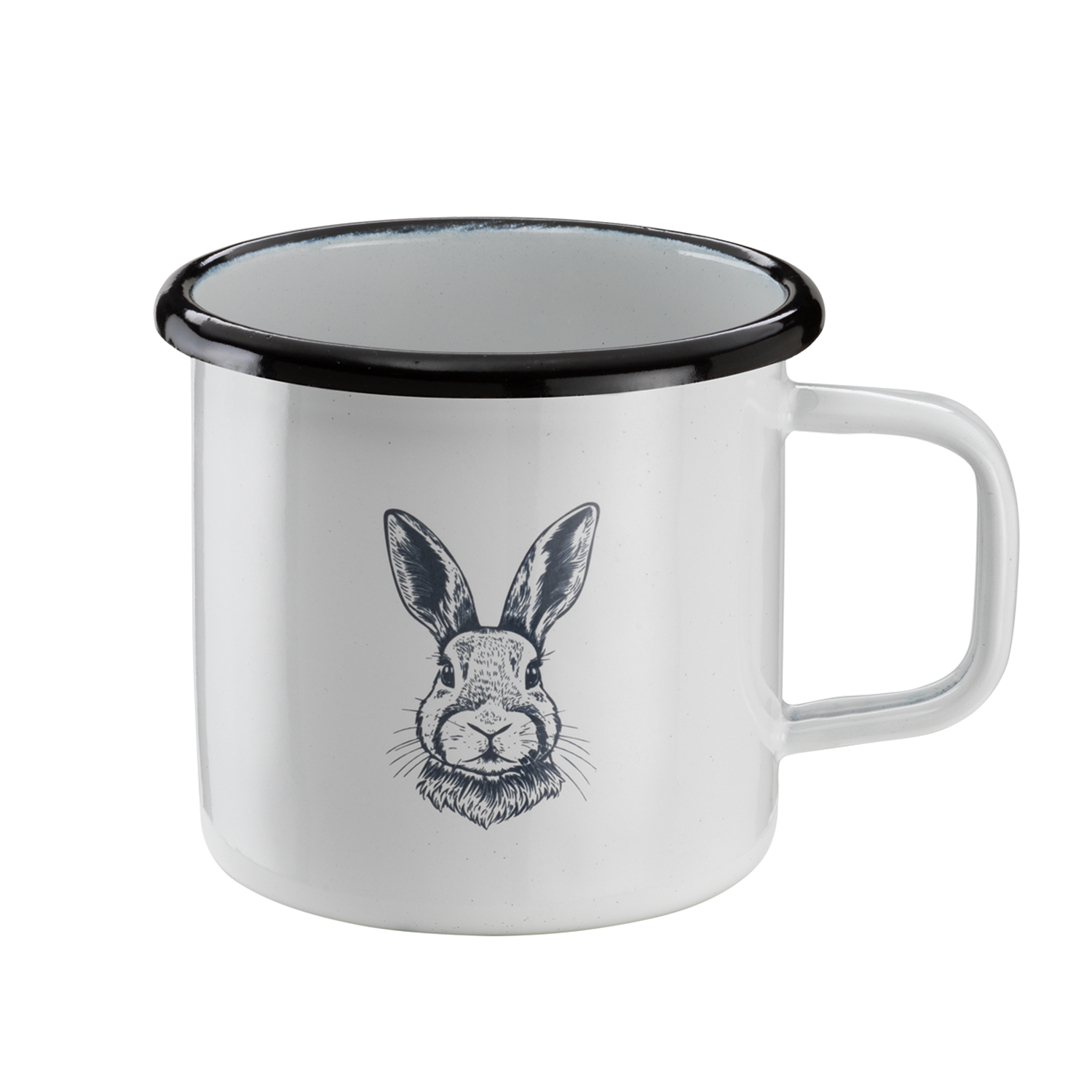 Emaille-Becher "Hase"